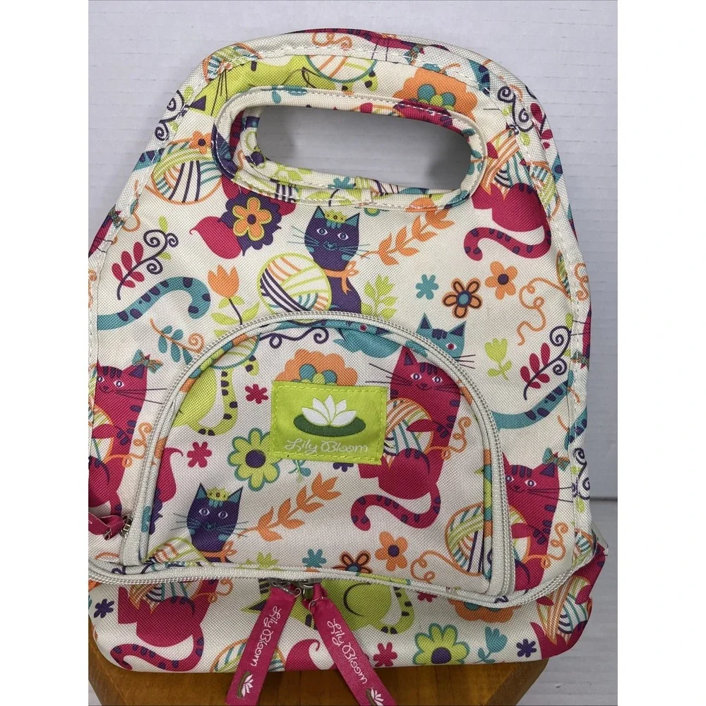 Lily Bloom Cat‎ Print Lunch Bagbox